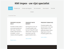 Tablet Screenshot of kmiimpex.com